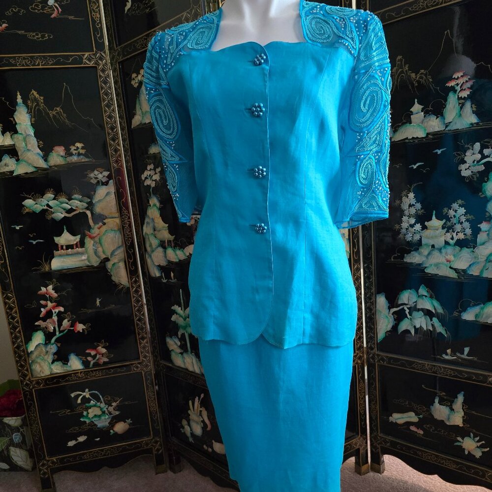 Vintage Anne French Suit Dress
